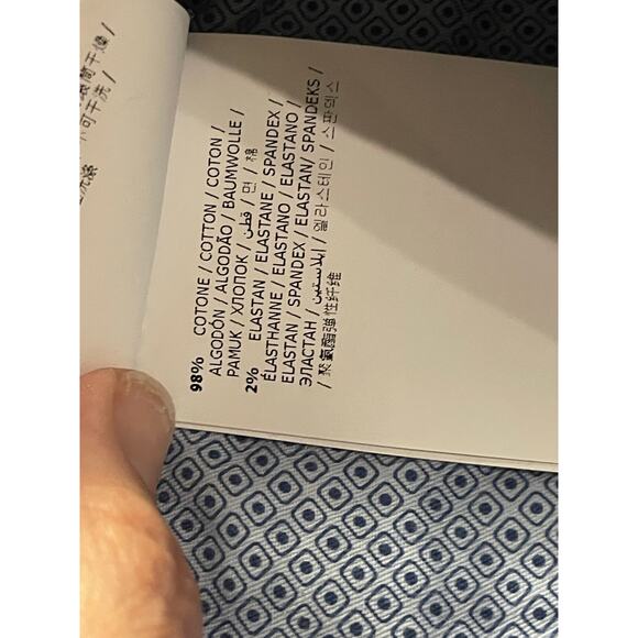 Henry Cotton pantalon sportivo light blue slim fit chino trouser - Picture 3 of 8